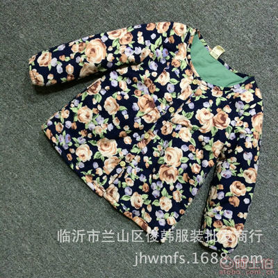 【外貿(mào)童裝兒童純棉加棉花朵童上衣女童韓版田園開衫外套童棉衣1674】臨沂市蘭山區(qū)俊韓服裝批發(fā)商行 - 產(chǎn)品庫(kù)